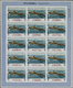 ** Fudschaira / Fujeira: 1968, Ships, Imperforate Issue, 15dh. To 5r., Complete Set Of Nine Values Each As Sheet Of 15 S - Fujeira