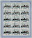 Delcampe - ** Fudschaira / Fujeira: 1968, Ships, Imperforate Issue, 15dh. To 5r., Complete Set Of Nine Values Each As Sheet Of 15 S - Fujeira