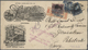 Br Holyland: 1903, Incoming Cover From USA To RABBI SHMUEL SALANT (1816-1909), Illustrated Avis De Reception/registered - Palestine