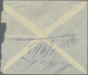 Br Holyland: 1913, "JAFFA 5" Octogonal Ds. (Coles-Walker 145) On Registered Cover, Three 20 Para Carmine Clear Cancelled - Palestine