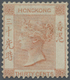 (*) Hongkong: 1863, 30 C. Vermillion, Regummed, Otherwise Fine (Scott Nr. 19) 1863, 30 C. Zinnoberrot, Ungebraucht Mit N - Other & Unclassified