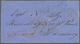 Br Hongkong: 1865, Blue Anglofrench Accounting Mark "B 1F 22 4/10 C." W. Blue "HONG KONG C JY 12 65" On Reverse Fn Small - Autres & Non Classés