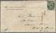 Br Hongkong: 1865. Envelope (creased, Roughly Opened And Flaw At Top) Addressed To Queen's Road, Hong Kong Bearing Great - Autres & Non Classés