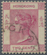 O Hongkong: 1883, QV 2 C. Rose Canc. Part Strike "(B)ANGKOK (J)U 27". - Other & Unclassified