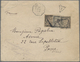 Br Hongkong: 1888. Stamp-less Envelope (roughly Opened) Written From The French Consulate In Hong Kong Addressed To Fran - Autres & Non Classés
