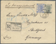 Br Hongkong: 1891/1900, QV 20 C./10 C. And 10 C. Ultra Tied "HONG KONG F MR 22 01" To Registered Cover To Stuttgart/Germ - Other & Unclassified