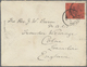 Br Hongkong: 1894. Envelope Addressed To England Written From H.M.S Edgar At Chefoo Routed Via Hong Kong Bearing SG 38, - Other & Unclassified