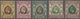 Hongkong: 1912, KGV  12c, 25c, 50c, $3, $5 Ovpt. "SPECIMEN", Mounted Mint (SG For Normal Mint GBP 1341.-). - Autres & Non Classés