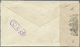 Br Hongkong: 1916. Censored Envelope Addressed To Shanghai Bearing Hong Kong SG 101, 2c Green (pair) Tied By Hong Kong D - Autres & Non Classés