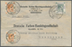 Br/ Hongkong: 1938. Air Mail Parcel Card Headed 'Deutsche Farben-Handelsgesellschaft Waibel & Co., Shanghai' Addressed T - Autres & Non Classés