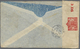 Br Hongkong: 1940. Air Mail Envelope (part Flap Missing) Addressed To The United States Bearing India SG 254, 3a6p Brigh - Autres & Non Classés
