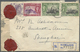 Br Hongkong: 1941. Registered Envelope Addressed To Shanghai Bearing SG 145, 10c Purple (2), SG 164, 4c Purple And Carmi - Autres & Non Classés