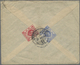 Br Hongkong - Britische Post In China: 1918. Registered Envelope (toned, Vertical Fold) Addressed To London Bearing Hong - Covers & Documents