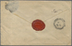 Br Hongkong - Britische Post In China: 1920. Registered Envelope (tear At Righ, Vertical Fold Affecting An Adhesive) To - Covers & Documents