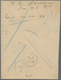 Br Hongkong - Treaty Ports: 1891. Envelope (flap Missing) Addressed To Hong Kong Bearing SG 35, 5c Blue (pair, Toned) Ti - Autres & Non Classés