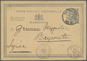 GA Hongkong - Ganzsachen: 1898, Card QV 4 C. Grey Canc. "HONG KONG K. B. NO. 15 98" Via French Mail Boat "LIGNE N 19 NOV - Entiers Postaux