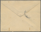 GA Hongkong - Ganzsachen: 1900, Envelope QV 5 C. Uprated KEVII 1 C., 2 C. (2) Tied Four Strikes "VICTORIA HONG KONG 9 MY - Entiers Postaux