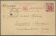 GA Hongkong - Ganzsachen: 1907, Card KEVII 4 C. With "HONG KONG K.B. 15 NO 0a " As Mark Of Origin With Same Day VICTORIA - Entiers Postaux