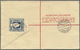 GA Hongkong - Ganzsachen: 1938. Registered Postal·stationery Envelope 25c Indigo Upgraded With SG 149, 25c Blue Tied By - Postal Stationery