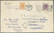 Delcampe - Br Hongkong - Besonderheiten: 1950/1972, Underpaid Taxed Covers (6) Inc. Triangular Boxed "T" (3), Two-line "Return To S - Other & Unclassified