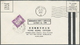 Delcampe - Br Hongkong - Besonderheiten: 1950/1972, Underpaid Taxed Covers (6) Inc. Triangular Boxed "T" (3), Two-line "Return To S - Autres & Non Classés