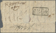 Br Indien - Vorphilatelie: 1826. Stampless Envelope (shortened At Left) Written From 'The Customs House' Dated '2nd Janu - ...-1852 Préphilatélie