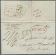 Br Indien - Vorphilatelie: 1839 Entire Letter From Dinapore To Edinburgh, Scotland 'Per Overland Via Bombay' Bearing Red - ...-1852 Préphilatélie