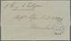 Delcampe - Br Indien - Vorphilatelie: 1852-53 Three Stampless Letters From Calcutta To Mauritius Bearing Red Calcutta Shipletter Da - ...-1852 Préphilatélie