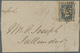 Delcampe - Br Indien: 1854-55 Three Covers/part Of Covers All Franked By Lithographed ½a. Blue (Die I/Die II), With Various Postmar - Other & Unclassified