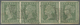 O Indien: 1854 QV 2a. Green, Horizontal Strip Of Four, Used And Cancelled With Fine Strikes Of Diamond Of Dots, Fresh Co - Autres & Non Classés