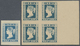 (*) Indien: 1854/1894: 5 Reprints Of 1854 ½a. Essay With Crosses In Upper Corners Including Single In Bright Blue ("SPEC - Other & Unclassified