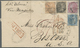 Br Indien: 1859-1873 Three Covers From India To The U.S.A. Franked With East India Adhesives, With 1) Entire Letter 1859 - Autres & Non Classés