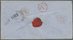 Br Indien: 1861. Envelope Addressed To England Bearing SG 48, 8a Carmine Tied By '164' In Diamond With Meanmeer Date Sta - Other & Unclassified