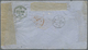 Delcampe - Br Indien: 1862-70: Four Printed Envelopes To Great Britain With Coloured And Embossed Printings "Via Southampton" In Vi - Autres & Non Classés