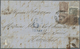 Br Indien: 1864-65 Two Letters To Mauritius, With 1) 1864 Letter (parts Of Back And Inside Missing) From Bombay Franked - Other & Unclassified
