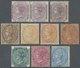 * Indien: 1865-73: Group Of 10 Mint Stamps, Wmk 'Elephant', Including 8p. Pair And Single, 1a. Brown, The Singles 2a. Or - Autres & Non Classés