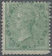 * Indien: 1865 QV 4a. Green, Elephant Wmk, Mint Lightly Hinged With Part Orig. Gum., Missing Corner Perf At Bottom Right - Other & Unclassified