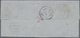 Br Indien: 1867. Small Envelope Addressed To Paris Bearing India SG 56, 8p Mauve (pair) And SG 61, 2a Orange (pair) Tied - Autres & Non Classés