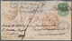 Br Indien: 1868. Envelope (faults/part Of Back Missing) Addressed To Ireland Bearing SG 69, 4a Green Tied By C/95 In Dot - Autres & Non Classés