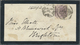 Br Indien: 1870 Mourning Cover From Fatehgarh To Brighton Via Bombay, Franked By Two Strips Of Four Of 1a. Brown On Back - Autres & Non Classés