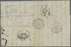 Br Indien: 1874-85 Two Letters And A Postal Stationery Envelope To France, With 1874 Letter From Madras To Bordeaux Bear - Other & Unclassified