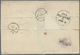 Br Indien: 1876. Envelope Addressed To France Bearing SG 52, 8p Purple/white, SG 61, 2a Orange And SG 69, 4a Green Tied - Other & Unclassified