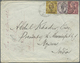 Br Indien: 1890/1896 PERFIN "K & Co.": Two Different Covers Franked With Indian/Great Britain Stamps With Perfins "K & C - Other & Unclassified