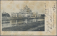 Br Indien: 1903 Destination LIECHTENSTEIN: Picture Postcard (stains) 'Chutta Munzil, Lucknow' Franked Queen Victoria ½a. - Other & Unclassified