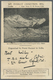 Br Indien: 1924 Mount Everest Expedition Card Bearing Respective Vignette In Blue Tied By Special 'Rongbuk Glacier Base - Autres & Non Classés