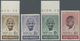** Indien: 1948 GANDHI Complete Set, Mint Never Hinged, 1½a. And 12a. Top Marginal, Two Very Small Stains, Thus Not Very - Autres & Non Classés