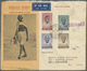 Indien: 1948 GANDHI Complete Set On Illustrated FDC (Walking Gandhi) Sent Registered From Bombay To New Kensington, Pa., - Other & Unclassified