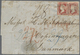 Br Indien - Used Abroad: BURMA 1854: Folded Letter From MOULMEIN To Copenhagen, DENMARK Via Calcutta, London And Hamburg - Autres & Non Classés