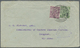 Br Indien - Used Abroad: BURMA 1916. Envelope (backflap Small Fault) Addressed To 'H. Fletcher, Chinese Imperial Customs - Other & Unclassified