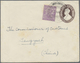 GA Indien - Used Abroad: BURMA 1925 - Mail To CHINA Via Overland GOLD & SILVER ROUTE: Indian KGV. Postal Stationery Enve - Autres & Non Classés